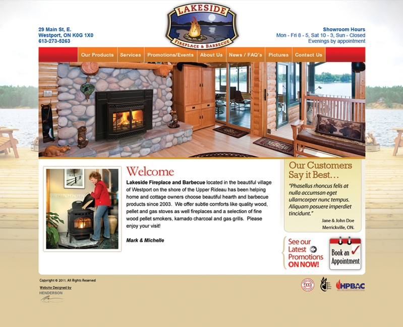 Lakeside Fireplaces & Barbeques